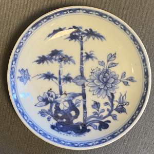 18th Century Blue and White Porcelain Dish