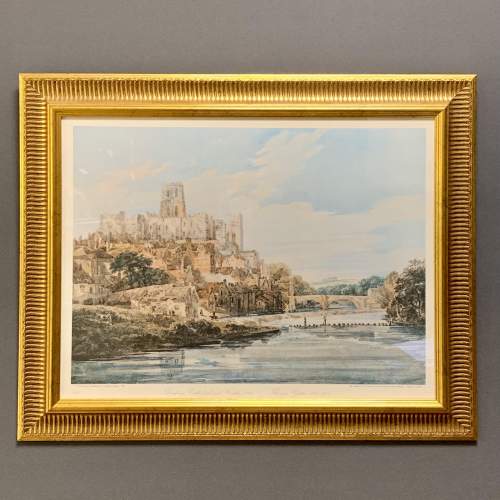 Vintage Limited Edition Print of Durham after Thomas Girtin image-1