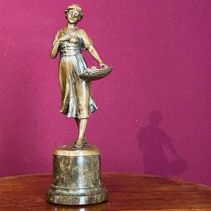 20th Century Bronze Figure of a Lady
