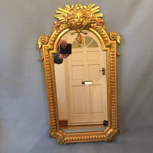 Louis XIV French Style Ornate Gilded Mirror Circa 1986 image-1