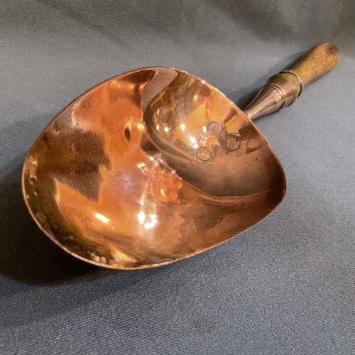 19th Century Victorian Copper Scoop image-2