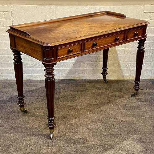 William IV Mahogany Writing Table by James Winter and Co image-1