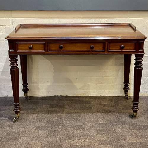 William IV Mahogany Writing Table by James Winter and Co image-3