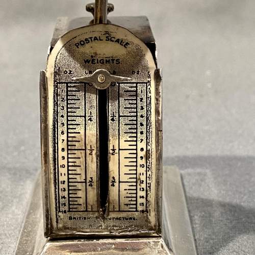 Unusual Early 20th Century Silver Postal Scales image-3