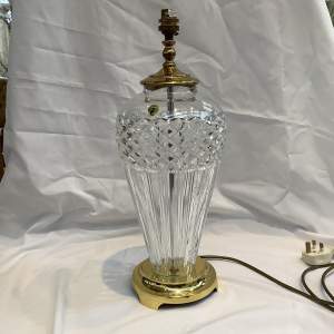 Magnificent Waterford Belline Crystal Table Lamp