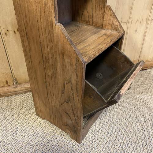 Small Oak Bookcase image-4