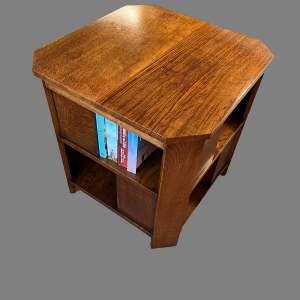 An Early 20th Century Solid Oak Bookcase Coffee Table