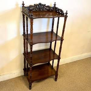 Early 19th Century Rosewood Whatnot