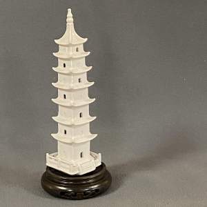 19th Century Chinese Blanc De Chine Pagoda