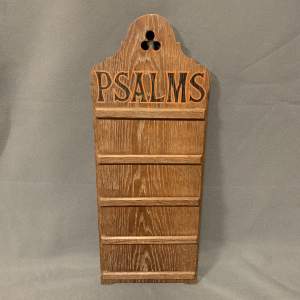 Gothic Oak Psalm Board