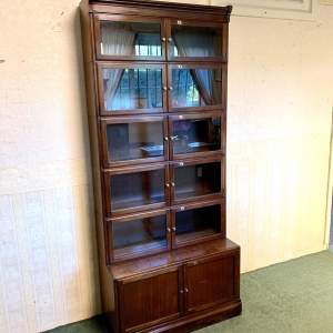 Minty Mahogany Sectional Stacking Bookcase