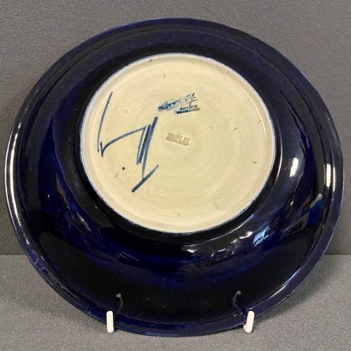 Moorcroft Orchid and Iris Blue Plate image-3