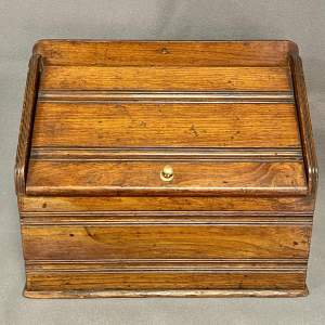 Edwardian Wooden Stationary Box