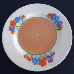 Clarice Cliff Autumn Crocus Hand Painted Side Plate