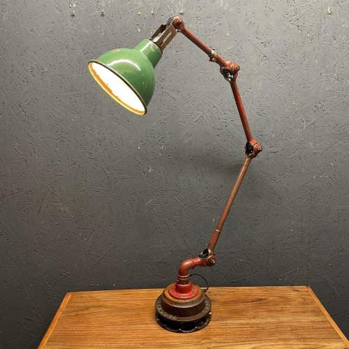 Vintage 3 Arm Dugdills Machinist Industrial Lamp image-1