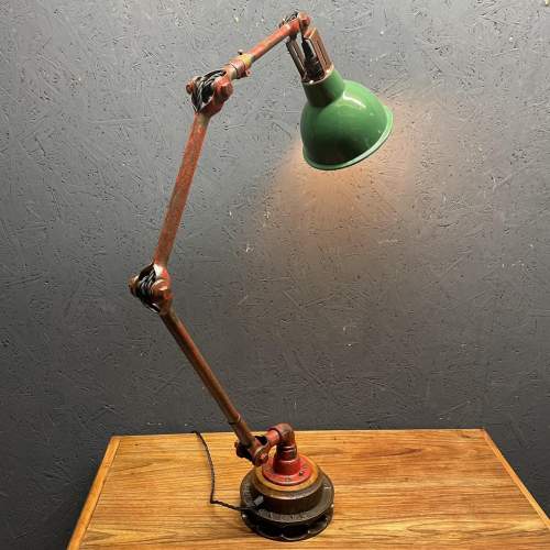 Vintage 3 Arm Dugdills Machinist Industrial Lamp image-2