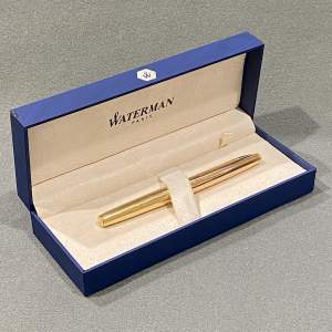 Vintage Waterman Gold Plated Fountain Pen