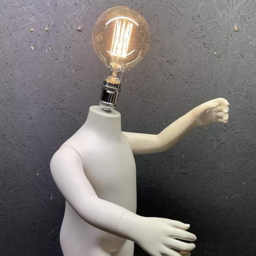 An Unusual and Unique Repurposed Child Mannequin Lamp - B image-3