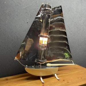 Vintage Bunting Yacht Heat Lamp Repurposed Into A Feature Light