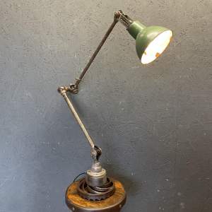 Vintage Dugdills Machinist Industrial Lamp