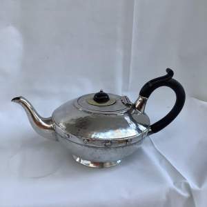 Arts and Crafts Silver Plated Teapot in the Liberty style