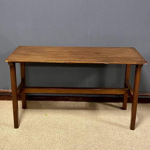 Arts and Crafts Yew Wood Inlaid Occasional Table image-2
