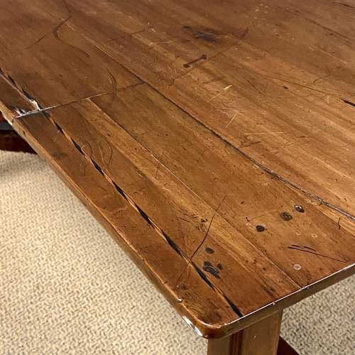 Arts and Crafts Yew Wood Inlaid Occasional Table image-3
