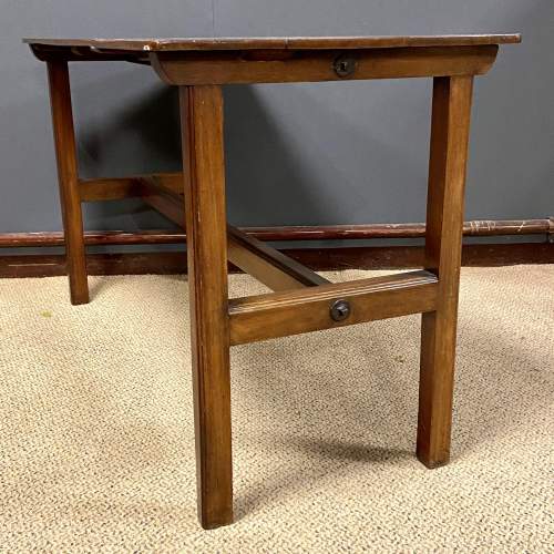 Arts and Crafts Yew Wood Inlaid Occasional Table image-5