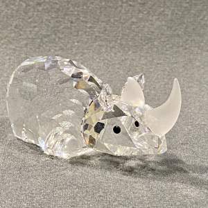 Swarovski Crystal Large Rhinoceros