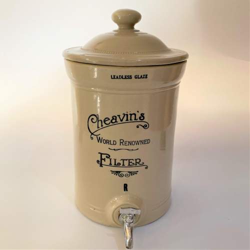 19th Century Chevins Stoneware Water Filter image-1