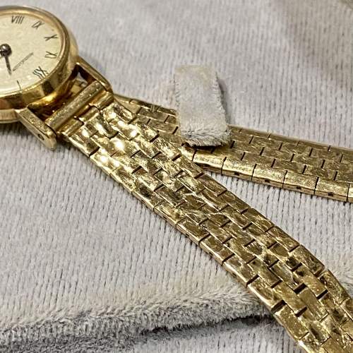 9ct Gold Cased Jaeger-Le Coultre Ladies Wristwatch image-3