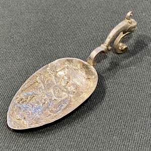 19th Century Silver Tea Caddy Spoon
