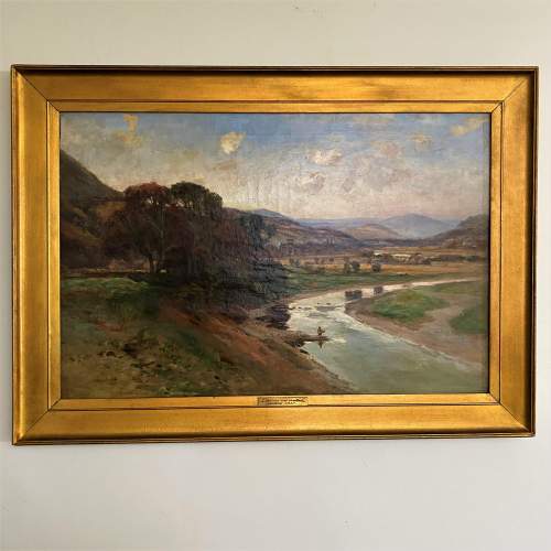 Oil on Canvas - Landscape - George Gray - 19th Century Scottish image-1