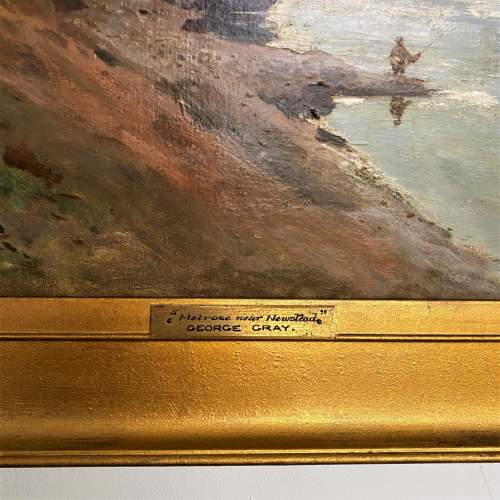 Oil on Canvas - Landscape - George Gray - 19th Century Scottish image-3