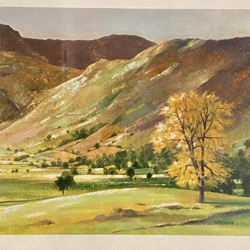 The Langdale Valley Near Ambleside Print by John A Greene image-2