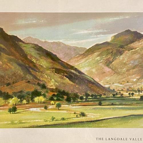 The Langdale Valley Near Ambleside Print by John A Greene image-3