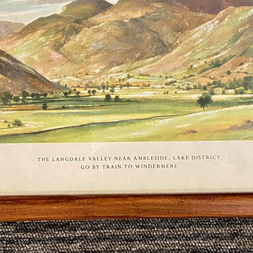 The Langdale Valley Near Ambleside Print by John A Greene image-4