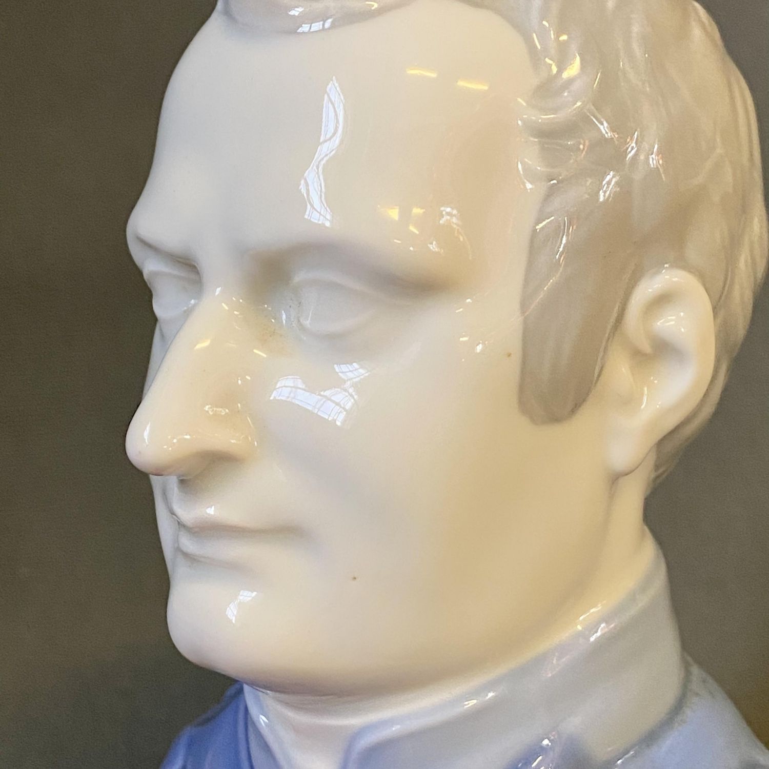 French Porcelain Bust of Napoleon - Antique Ceramics - Hemswell Antique ...