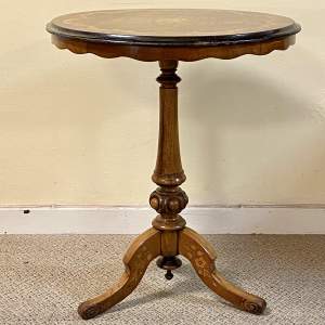 Delightful 19th Century Marquetry Occasional Table