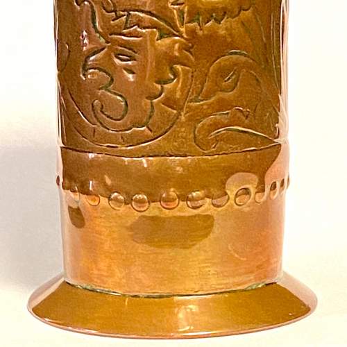 Arts and Crafts Keswick Copper Spill Vase image-3