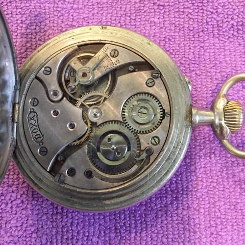 Large Goliath Stainless Steel Pocket Watch By Doxa image-5