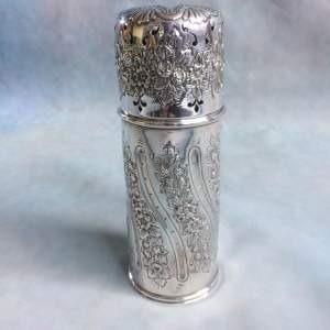 Antique Solid Silver Sugar Shaker