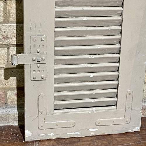 Pair of Painted French Shutters image-6