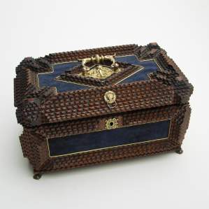 Tramp Art Jewellery Box