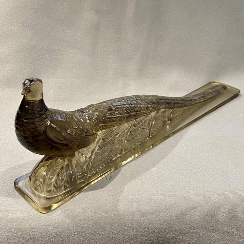 Art Deco Verlys French Glass Pheasant image-1