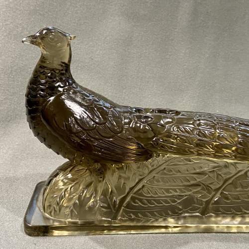 Art Deco Verlys French Glass Pheasant image-2