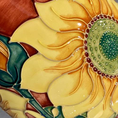 20th Century Moorcroft Inca Sunflower Vase image-3