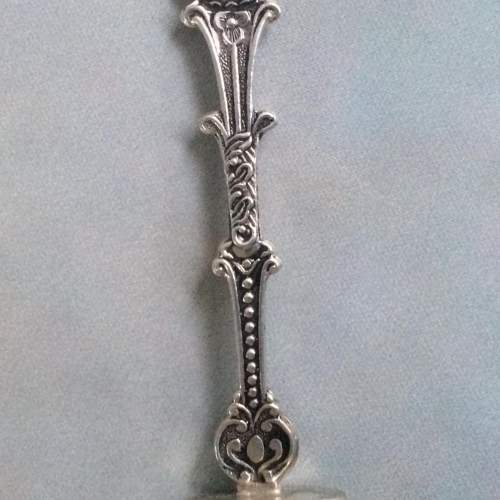 Heavy Dutch Silver Preserve Spoon - Rembrandts The Night Watch image-5