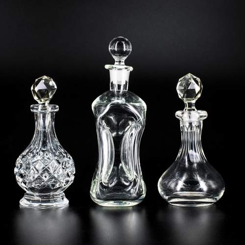 Three Early 20th Century Miniature Decanters image-1