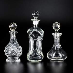 Three Early 20th Century Miniature Decanters